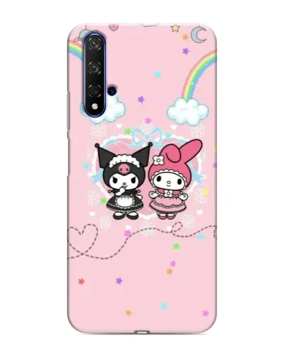 Чохол для Huawei Nova 5T з картинкою «My Melody та Kuromi»