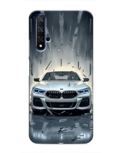 Чехол для Huawei Nova 5T с картинкой «BMW в свете фар»