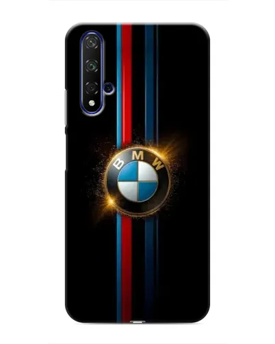 Чехол для Huawei Nova 5T с картинкой «BMW M-Power неон»