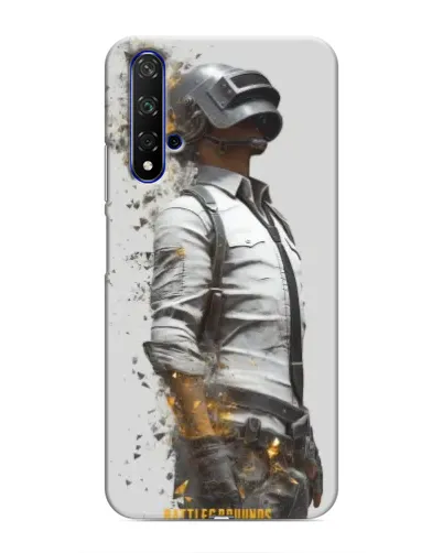 Чохол для Huawei Nova 5T з картинкою «PUBG — боєць у пилу»