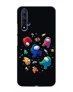 Чехол для Huawei Nova 5T с картинкой «Among Us космос»