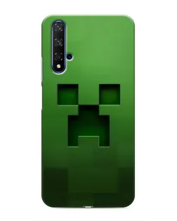 Чехол для Huawei Nova 5T с картинкой «Крипер микро-дизайн»