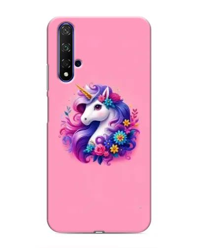 Чехол для Huawei Nova 5T с картинкой «Сказочный единорог»