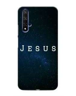 Чехол для Huawei Nova 5T с картинкой «Звездное небо Jesus»