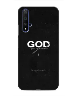 Чехол для Huawei Nova 5T с картинкой «GOD — Бог над всем»