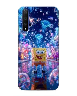 Чехол для Huawei Nova 5T с картинкой «Неоновый океан»