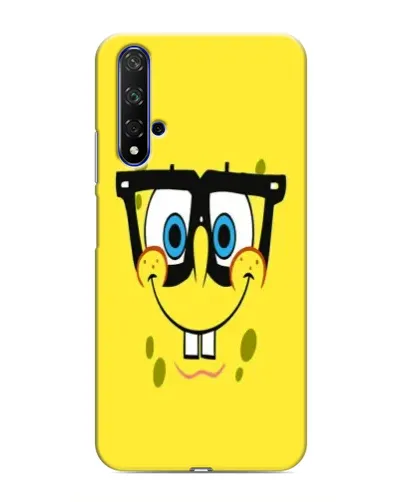 Чехол для Huawei Nova 5T с картинкой «Минималистичный Спанч Боб» Чехол для Huawei Nova 5T с картинкой «Минималистичный Спанч Боб»