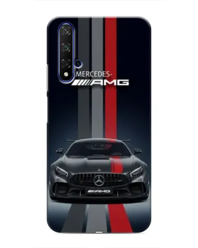 Чехол для Huawei Nova 5T с картинкой «Mercedes — белый карбон» Чехол для Huawei Nova 5T с картинкой «Mercedes — белый карбон»