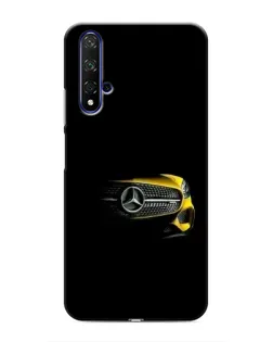 Чехол для Huawei Nova 5T с картинкой «Mercedes — ретро стиль»