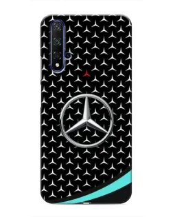 Чехол для Huawei Nova 5T с картинкой «Mercedes — бирюзовый акцент»