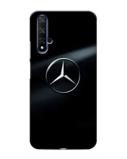 Чехол для Huawei Nova 5T с картинкой «Mercedes на металле»