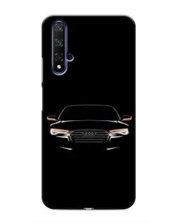 Чехол для Huawei Nova 5T с картинкой «Audi — ночной контур» Чехол для Huawei Nova 5T с картинкой «Audi — ночной контур»