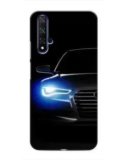 Чехол для Huawei Nova 5T с картинкой «Неоновый взгляд Audi» Чехол для Huawei Nova 5T с картинкой «Неоновый взгляд Audi»