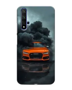 Чехол для Huawei Nova 5T с картинкой «Audi в облаках дыма» Чехол для Huawei Nova 5T с картинкой «Audi в облаках дыма»