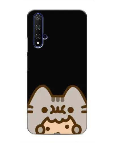 Чехол для Huawei Nova 5T с картинкой «Пушин на черном» Чехол для Huawei Nova 5T с картинкой «Пушин на черном»