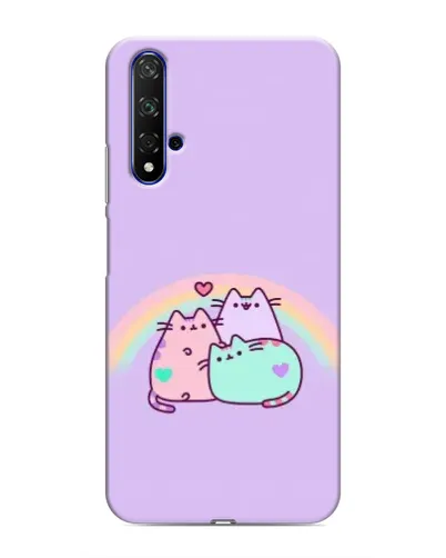 Чехол для Huawei Nova 5T с картинкой «Радужные Пушины» Чехол для Huawei Nova 5T с картинкой «Радужные Пушины»