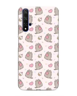 Чехол для Huawei Nova 5T с картинкой «Пушин и сладости»