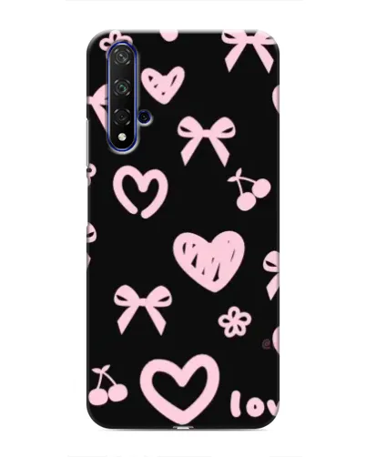 Чехол для Huawei Nova 5T с картинкой «Сатиновый бант»