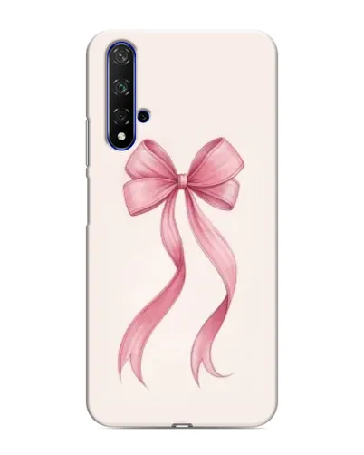 Чехол для Huawei Nova 5T с картинкой «Розовый бант»