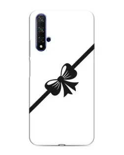 Чехол для Huawei Nova 5T с картинкой «Диагональный бант»