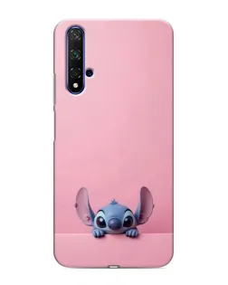 Чехол для Huawei Nova 5T с картинкой «Stitch выглядывает»