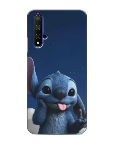 Чехол для Huawei Nova 5T с картинкой «Стич в облаках»