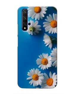 Чехол для Huawei Nova 5T с картинкой «Белоснежные маргаритки»