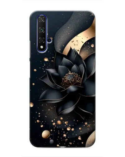 Чехол для Huawei Nova 5T с картинкой «Черный лотос»