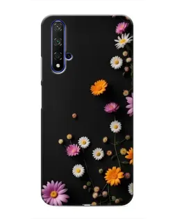 Чехол для Huawei Nova 5T с картинкой «Цветочная композиция»