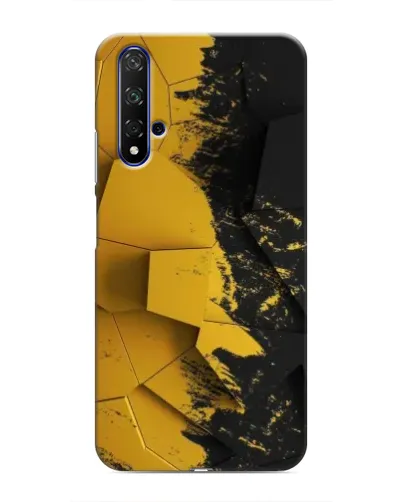 Чехол для Huawei Nova 5T с картинкой «Золотые осколки геометрии» Чехол для Huawei Nova 5T с картинкой «Золотые осколки геометрии»