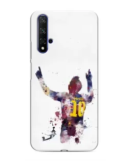 Чехол для Huawei Nova 5T с картинкой «Акварельный Месси Барселона» Чехол для Huawei Nova 5T с картинкой «Акварельный Месси Барселона»