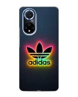 Чехол для Huawei Nova 9 SE с картинкой «Неоновый Adidas»