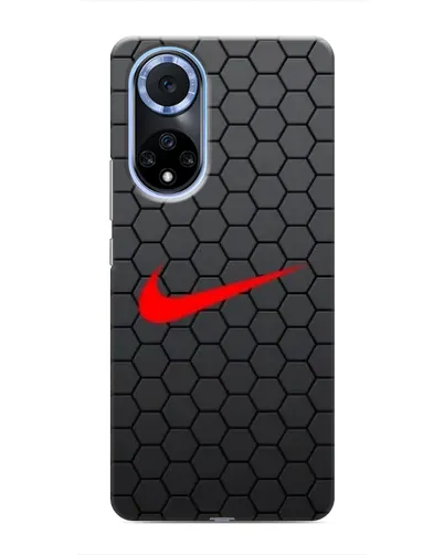Чехол для Huawei Nova 9 SE с картинкой «Nike — карбоновая сетка»