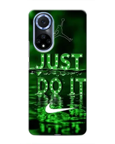 Чехол для Huawei Nova 9 SE с картинкой «Зеленый неоновый Nike»