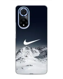 Чехол для Huawei Nova 9 SE с картинкой «Nike — зимние горы» Чехол для Huawei Nova 9 SE с картинкой «Nike — зимние горы»