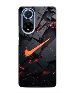 Чехол для Huawei Nova 9 SE с картинкой «Nike — эффект разломов» Чехол для Huawei Nova 9 SE с картинкой «Nike — эффект разломов»