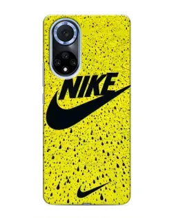 Чехол для Huawei Nova 9 SE с картинкой «Желтый текстурный Nike» Чехол для Huawei Nova 9 SE с картинкой «Желтый текстурный Nike»