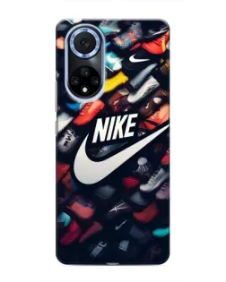 Чехол для Huawei Nova 9 SE с картинкой «Коллекция кроссовок Nike» Чехол для Huawei Nova 9 SE с картинкой «Коллекция кроссовок Nike»