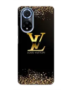 Чехол для Huawei Nova 9 SE с картинкой «LV — золотые искры»