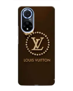 Чехол для Huawei Nova 9 SE с картинкой «LV — золотая печать»