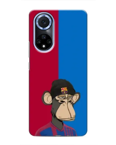 Чохол для Huawei Nova 9 SE з картинкою «Bored Ape — фанат Барси»