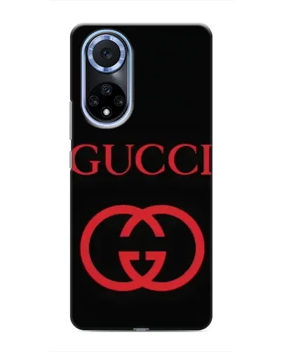 Чехол для Huawei Nova 9 SE с картинкой «Gucci — красный логотип»