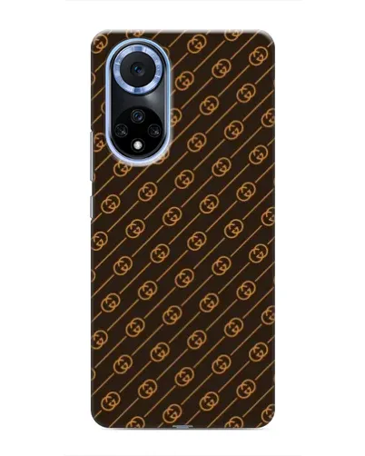 Чехол для Huawei Nova 9 SE с картинкой «Gucci — золотые диагонали»