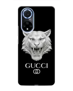 Чохол для Huawei Nova 9 SE з картинкою «Gucci — срібний лев»