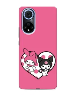 Чохол для Huawei Nova 9 SE з картинкою «Kuromi та My Melody»