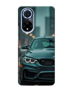 Чохол для Huawei Nova 9 SE з картинкою «BMW у вогнях міста»