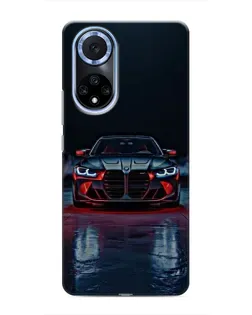 Чохол для Huawei Nova 9 SE з картинкою «BMW на мокрій дорозі»