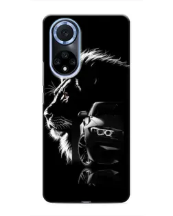 Чохол для Huawei Nova 9 SE з картинкою «BMW та лев»
