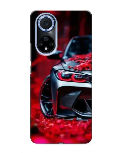 Чехол для Huawei Nova 9 SE с картинкой «Спортивная BMW и цветы» Чехол для Huawei Nova 9 SE с картинкой «Спортивная BMW и цветы»