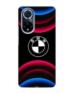 Чохол для Huawei Nova 9 SE з картинкою «Логотип BMW та неонові дуги»
